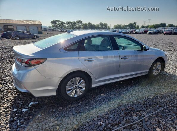 KMHE24L30JA086771 2018 HYUNDAI SONATA Silver Rear right