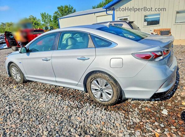 KMHE24L30JA086771 2018 HYUNDAI SONATA Silver Rear left
