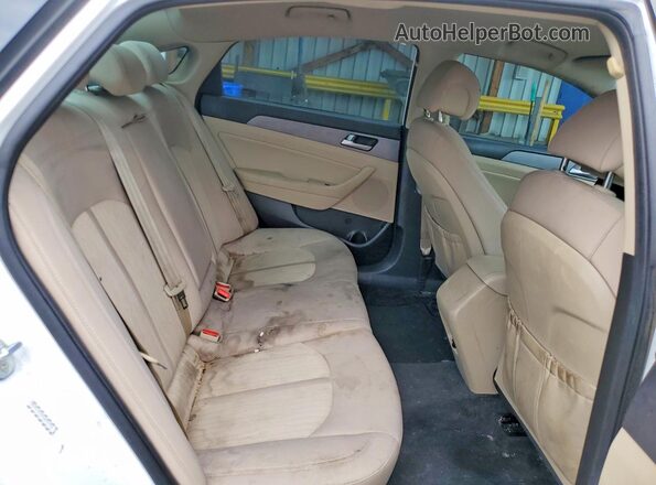 KMHE24L32HA075748 2017 HYUNDAI SONATA White Սալոնի հետևի տեսք