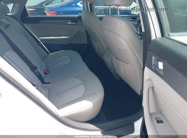 KMHE24L32KA089513 2019 HYUNDAI SONATA HYBRID White Widok naklejki z numerem VIN