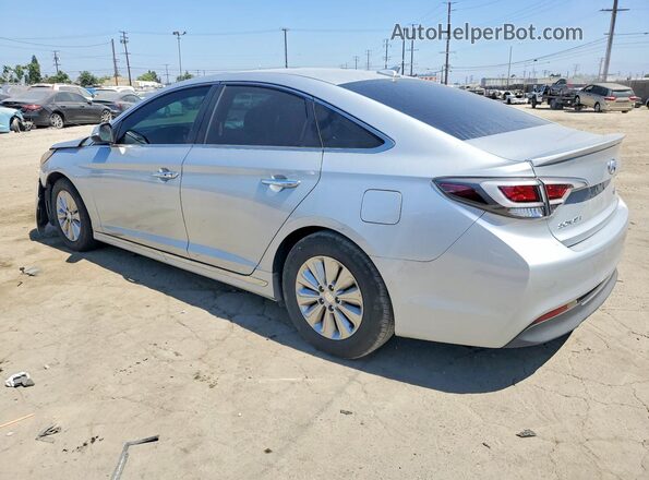 KMHE24L33HA070865 2017 HYUNDAI SONATA Silver Tył lewy