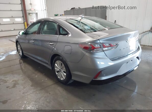 KMHE24L33JA083752 2018 HYUNDAI SONATA HYBRID Gray Задня ліва чверть
