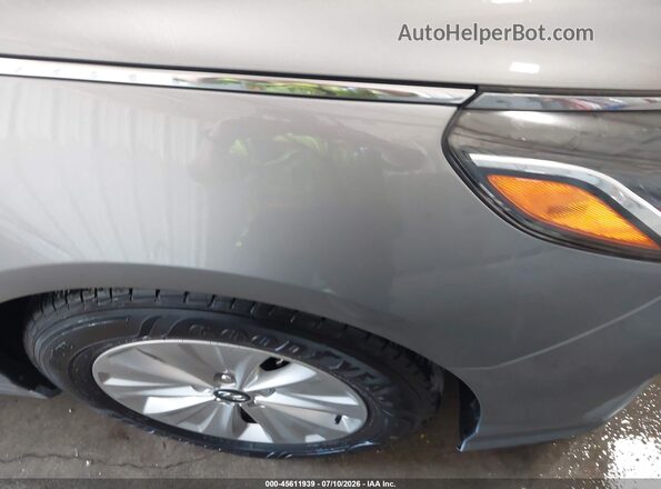 KMHE24L33JA083752 2018 HYUNDAI SONATA HYBRID Gray 