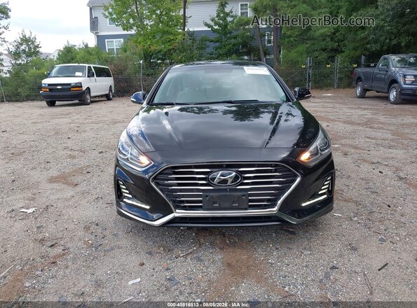 KMHE24L33JA084111 2018 HYUNDAI SONATA HYBRID Black Вид спереду