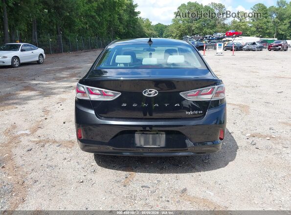 KMHE24L33JA084111 2018 HYUNDAI SONATA HYBRID Black 