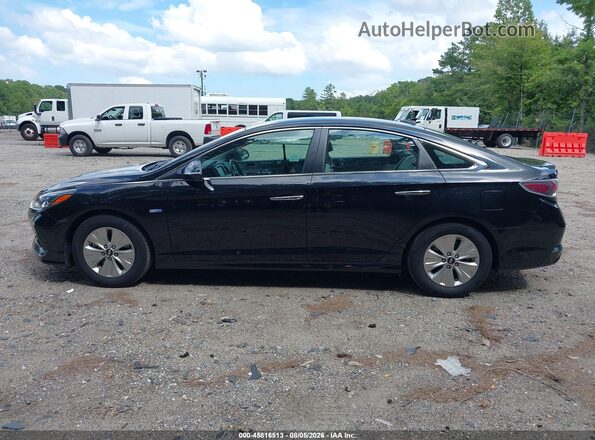 KMHE24L33JA084111 2018 HYUNDAI SONATA HYBRID Black Панорамний вид салону 360°