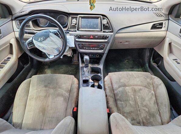 KMHE24L34KA091148 2019 HYUNDAI SONATA Черный Вид панели приборов