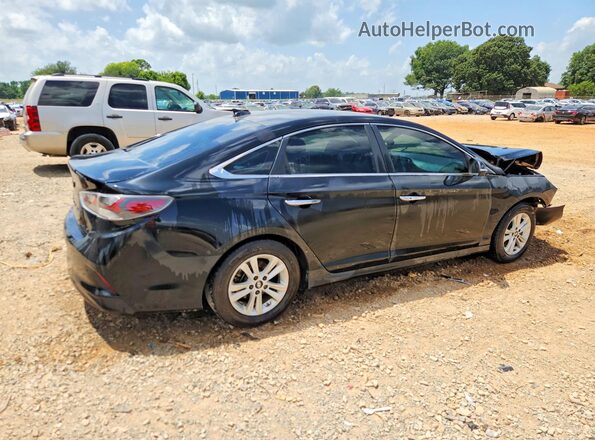 KMHE24L34KA091148 2019 HYUNDAI SONATA Черный Задняя правая четверть
