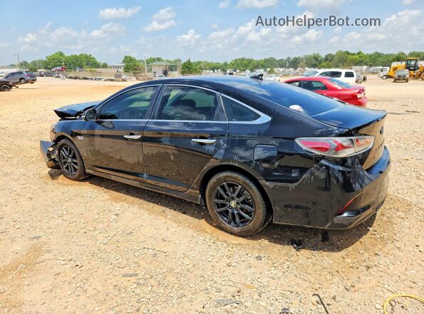 KMHE24L34KA091148 2019 HYUNDAI SONATA Черный Задняя левая четверть