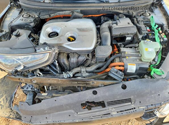 KMHE24L34KA091148 2019 HYUNDAI SONATA Черный Вид задней части салона