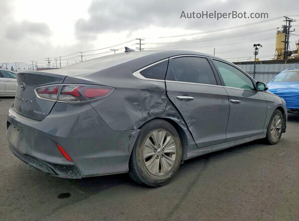 KMHE24L35KA094057 2019 HYUNDAI SONATA Gray Rear right