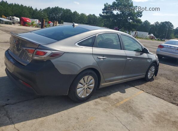 KMHE24L39HA072555 2017 HYUNDAI SONATA Charcoal Rear right