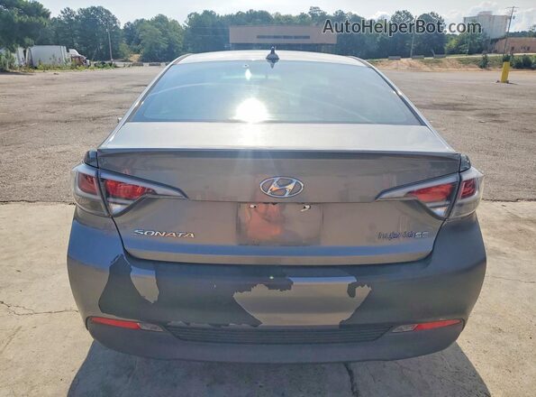 KMHE24L39HA072555 2017 HYUNDAI SONATA Charcoal Rear view
