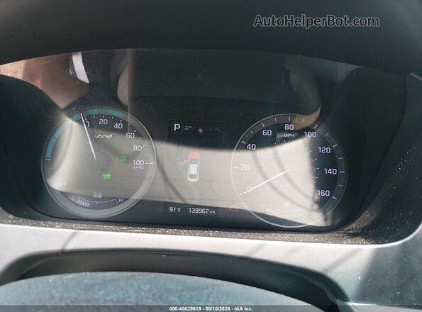 KMHE34L10GA027269 2016 HYUNDAI SONATA HYBRID Light Blue Вид задніх сидінь