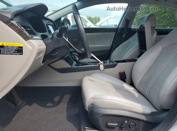 KMHE34L10GA033606 2016 HYUNDAI SONATA Silver Vista interior delantera