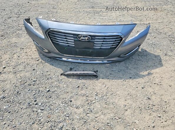 KMHE34L10GA033606 2016 HYUNDAI SONATA Silver Vista del compartimento del motor