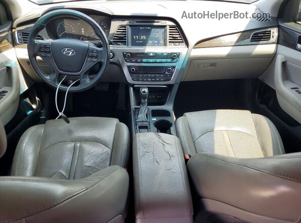 KMHE34L11GA033534 2016 HYUNDAI SONATA Black Dashboard view
