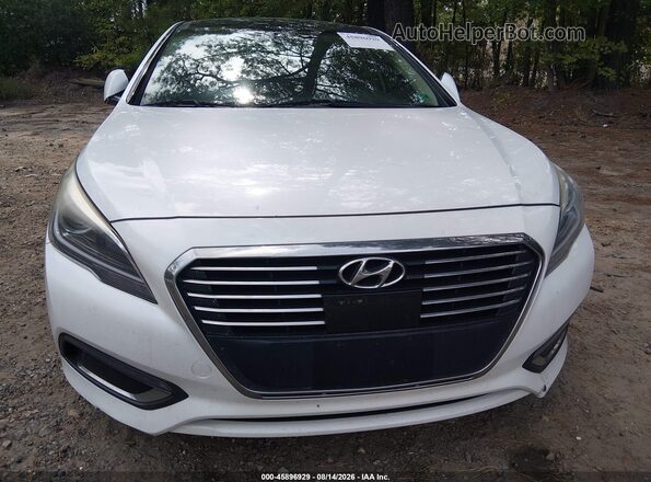 KMHE34L11GA033744 2016 HYUNDAI SONATA HYBRID White Вид спереду
