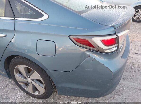 KMHE34L12GA018251 2016 HYUNDAI SONATA HYBRID Blue Vista frontal