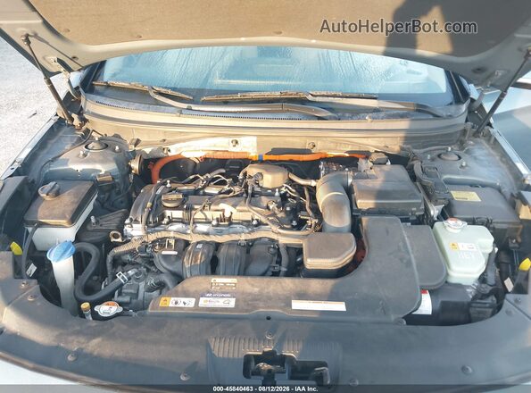 KMHE34L12GA018251 2016 HYUNDAI SONATA HYBRID Blue Vista trasera