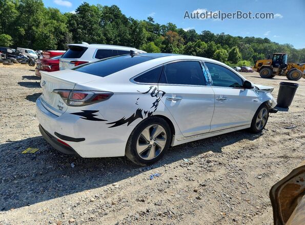 KMHE34L13GA015732 2016 HYUNDAI SONATA White Tył prawy