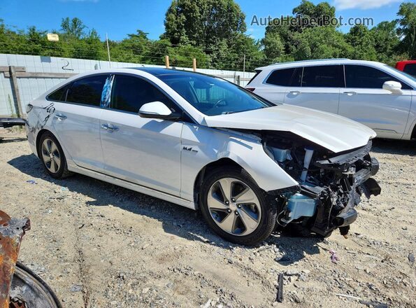 KMHE34L13GA015732 2016 HYUNDAI SONATA White Przód prawy