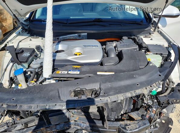 KMHE34L13GA015732 2016 HYUNDAI SONATA White Widok wnętrza z tyłu