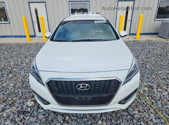 KMHE34L13GA027573 2016 HYUNDAI SONATA White Вид спереду