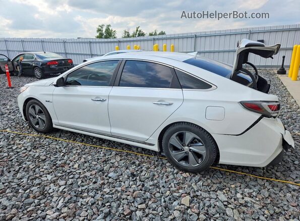 KMHE34L13GA027573 2016 HYUNDAI SONATA White Задня ліва чверть