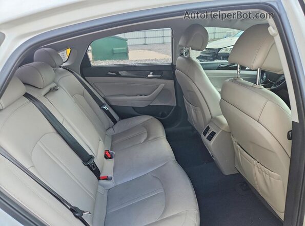 KMHE34L13GA027573 2016 HYUNDAI SONATA White Вид задніх сидінь