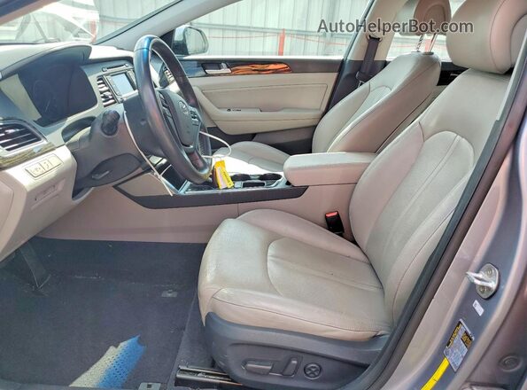 KMHE34L15GA027722 2016 HYUNDAI SONATA Silver Vista interior delantera