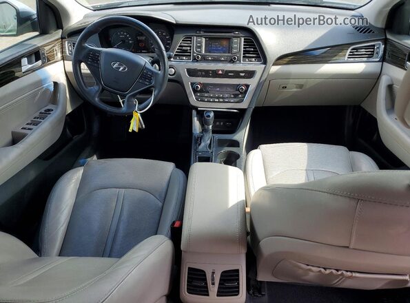 KMHE34L15GA027722 2016 HYUNDAI SONATA Silver Vista del salpicadero