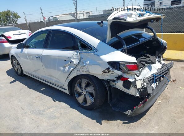KMHE34L15GA029857 2016 HYUNDAI SONATA HYBRID White Задня ліва чверть