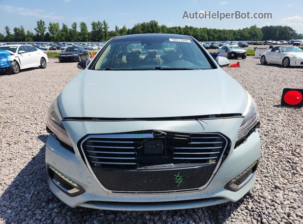 KMHE34L16GA008791 2016 HYUNDAI SONATA Green წინა ხედი