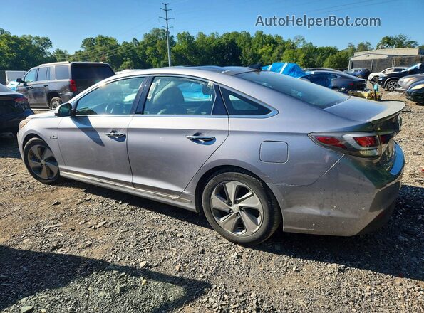 KMHE34L17GA008752 2016 HYUNDAI SONATA Серый Задняя левая четверть