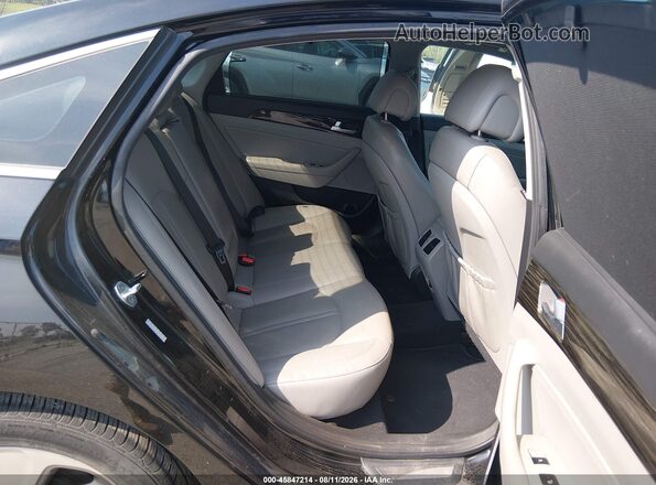 KMHE34L18GA012728 2016 HYUNDAI SONATA HYBRID Black Вид наклейки з VIN-кодом