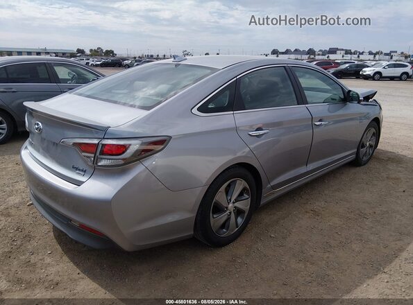 KMHE34L18GA012860 2016 HYUNDAI SONATA HYBRID Gray Задня права чверть
