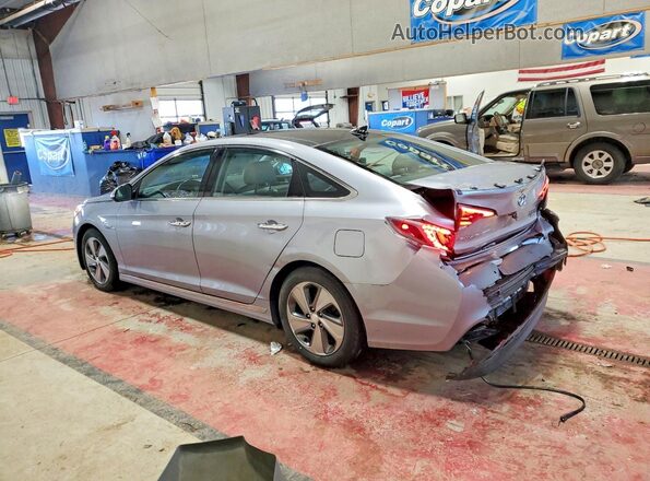 KMHE34L18GA024605 2016 HYUNDAI SONATA Silver Tył lewy