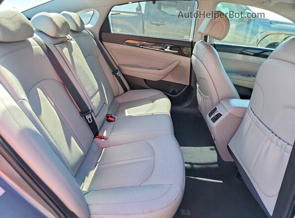 KMHE34L19HA059459 2017 HYUNDAI SONATA Blue Widok tylnych siedzeń