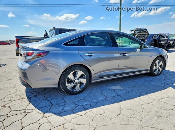 KMHE34L19HA059459 2017 HYUNDAI SONATA Blue Tył prawy