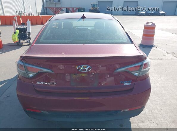 KMHE34L1XGA016764 2016 HYUNDAI SONATA HYBRID Красный 
