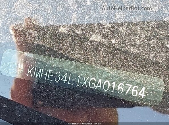KMHE34L1XGA016764 2016 HYUNDAI SONATA HYBRID Красный 