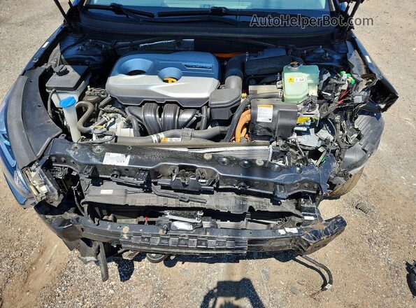 KMHE34L30KA088048 2019 HYUNDAI SONATA Black უკანა სალონის ხედი