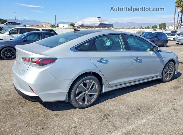 KMHE34L32KA088780 2019 HYUNDAI SONATA Silver Trasero derecho