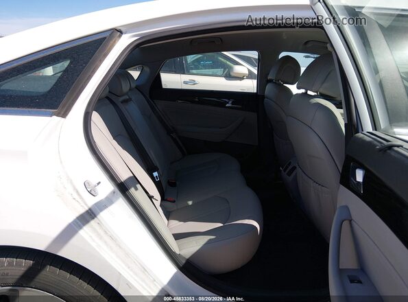 KMHE34L33HA071396 2017 HYUNDAI SONATA HYBRID White VIN sticker view