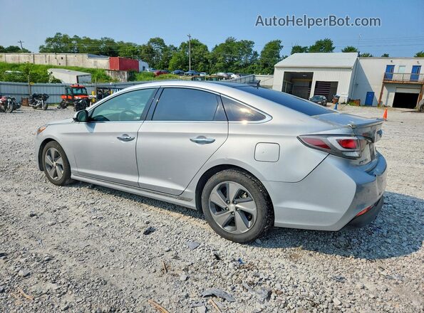 KMHE34L34HA071410 2017 HYUNDAI SONATA Silver Հետևի ձախ