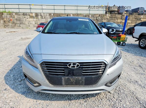 KMHE34L34HA071410 2017 HYUNDAI SONATA Silver Դիմացի տեսք