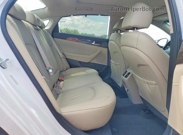 KMHE34L35KA087901 2019 HYUNDAI SONATA Белый Вид задних сидений