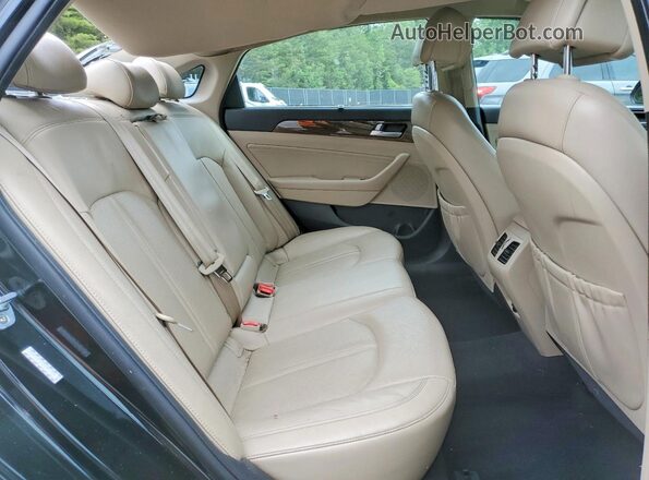 KMHE34L3XHA067748 2017 HYUNDAI SONATA Black Vista de los asientos traseros