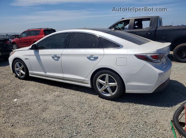 KMHE34L3XHA077244 2017 HYUNDAI SONATA White უკანა მარცხენა